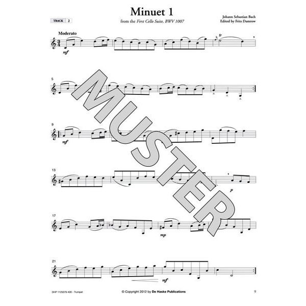 De Haske Bach For Trumpet