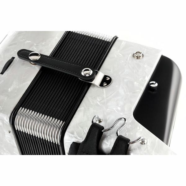 Hohner Bravo III 72 White silent key