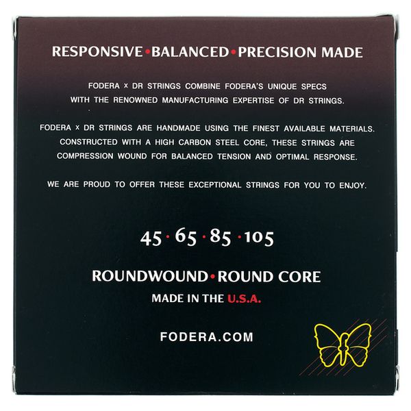 Fodera x DR 4-String Set STD Steel