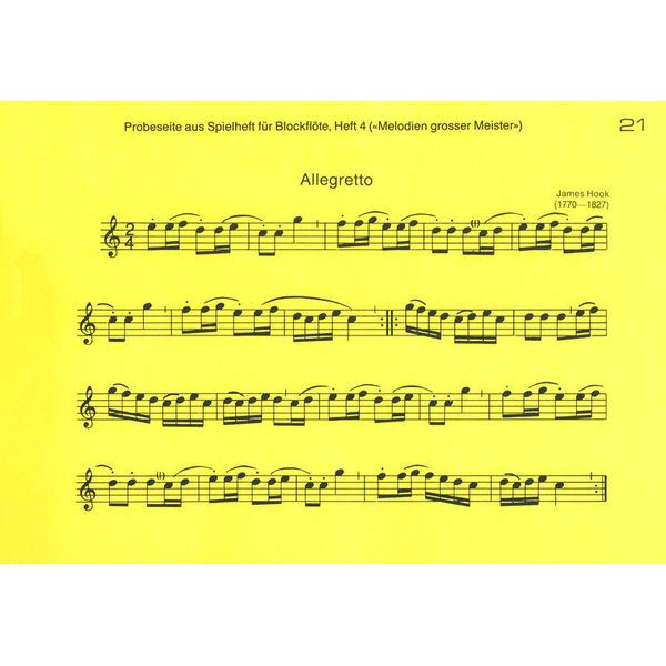 Edition Melodie Blockflöten-ABC 2