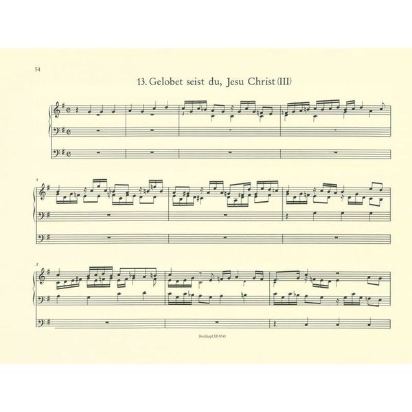 Breitkopf & Hrtel Homilius Choralvorspiele