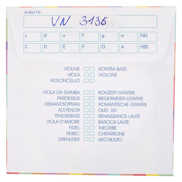 Kürschner Arch Lute 10th Course C