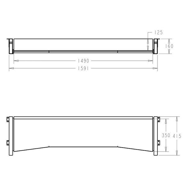 Studio Desk Orbit Keyboard pull out 88 BK