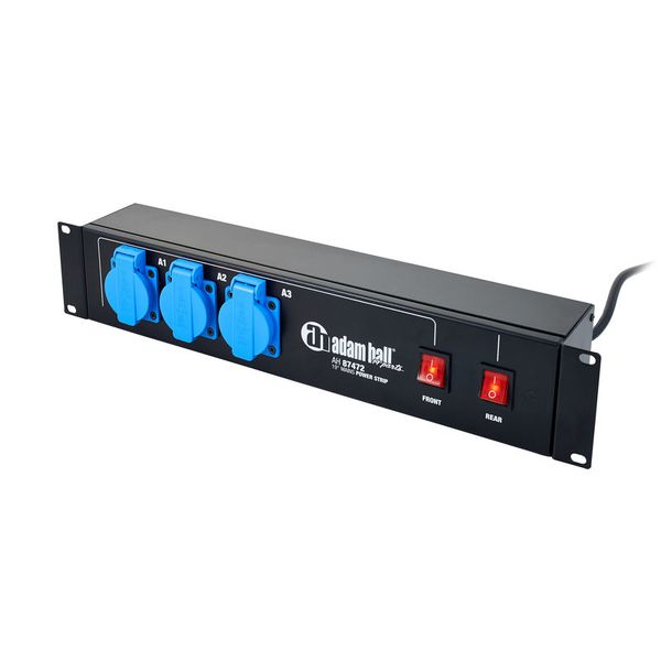 Adam Hall 87472 Mains Power Strip 2U
