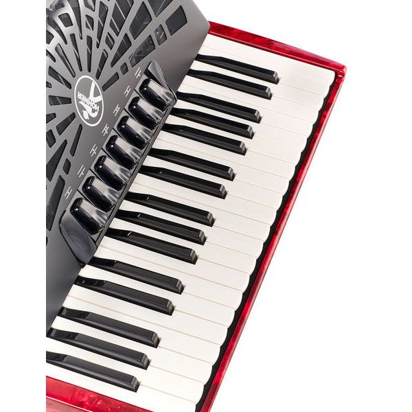 Hohner Bravo III 96 silent key red