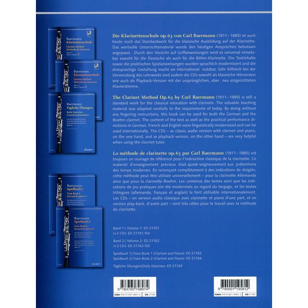 Schott Baermann Daily Exercises