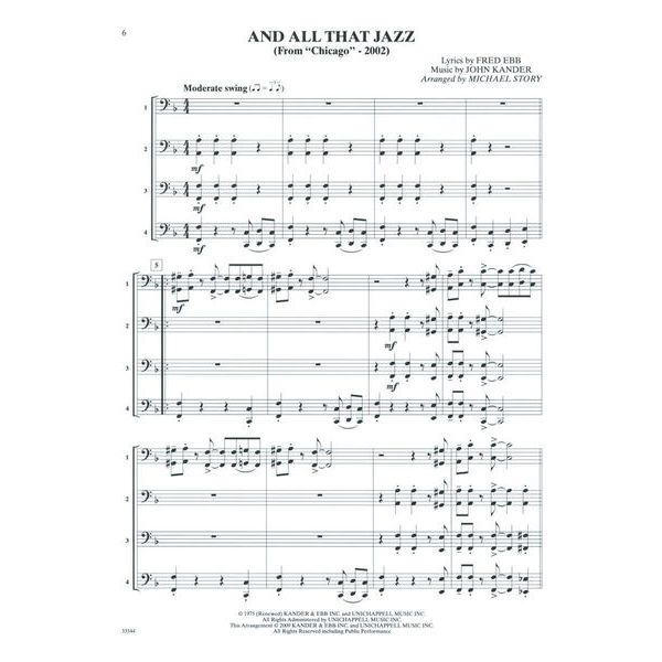 Alfred Music Publishing Movie Quartets for All Tromb.