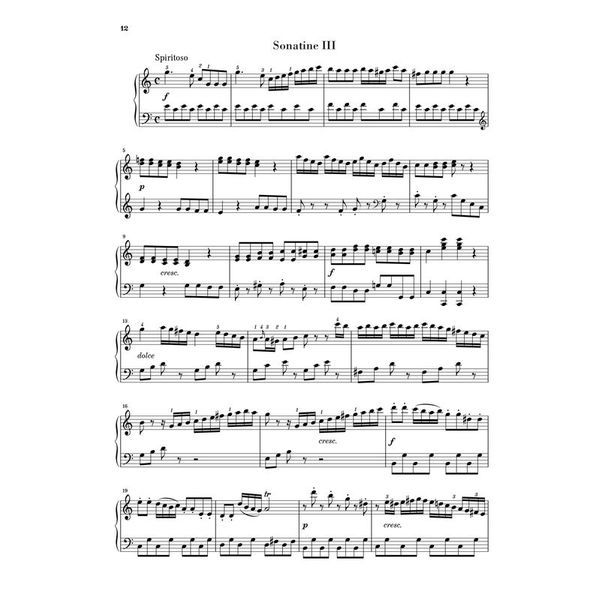 Henle Verlag Clementi Sechs Sonatinen