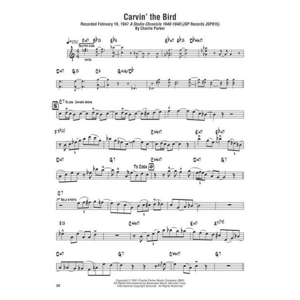 Hal Leonard Charlie Parker Omnibook Eb 2