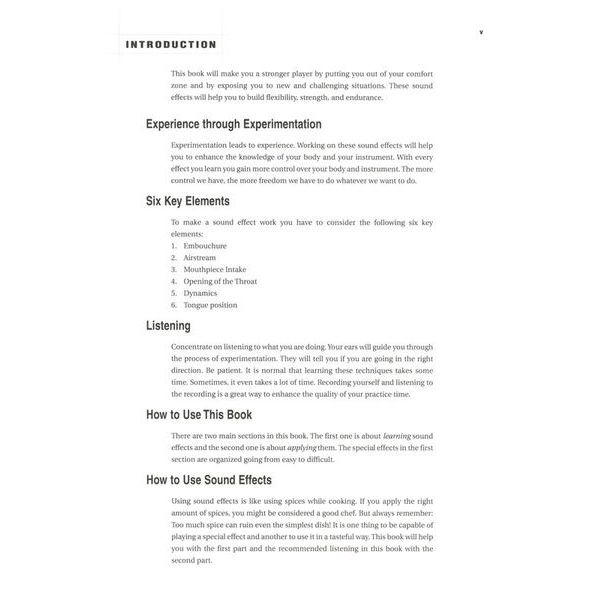 Berklee Press Saxophone Sound Effects