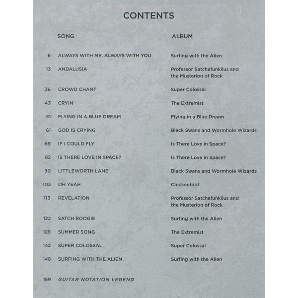 Cherry Lane Music Company Joe Satriani Collection