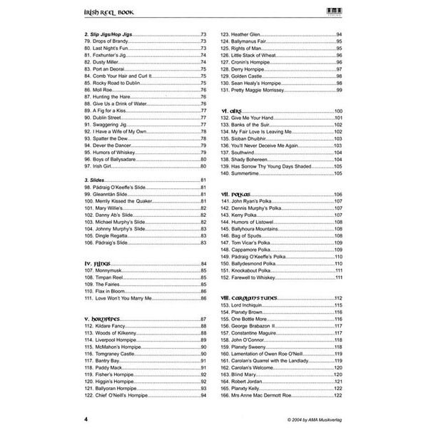 AMA Verlag Irish Reel Book