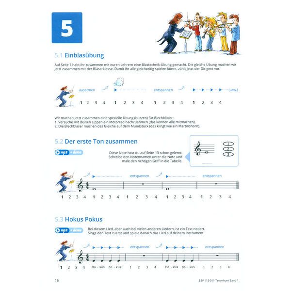 Blser-Schulen-Verlag Gemeinsam Lernen Tenor Horn Bb