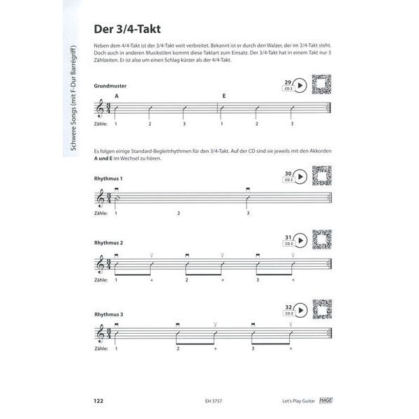 Hage Musikverlag Let's Play Guitar 1