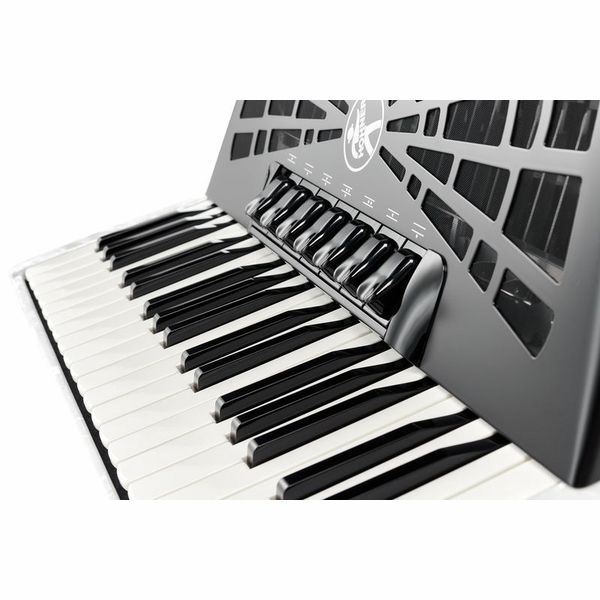 Hohner Bravo III 96 silent key white