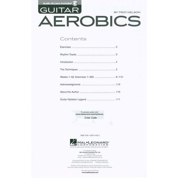Hal Leonard Guitar Aerobics