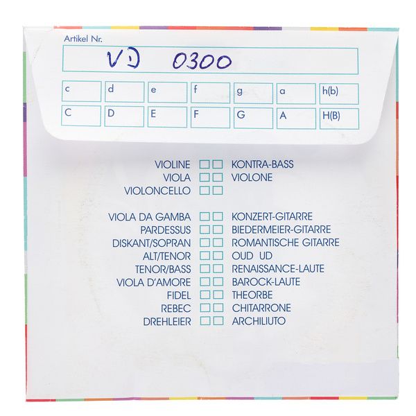 Kürschner VD 0300 Hurdy Gurdy Bass Str.