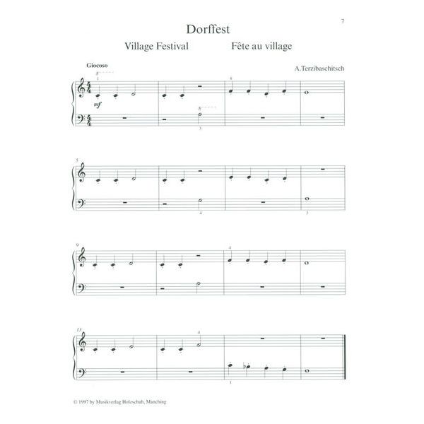 Holzschuh Verlag Vierhndige Tastentrume 1