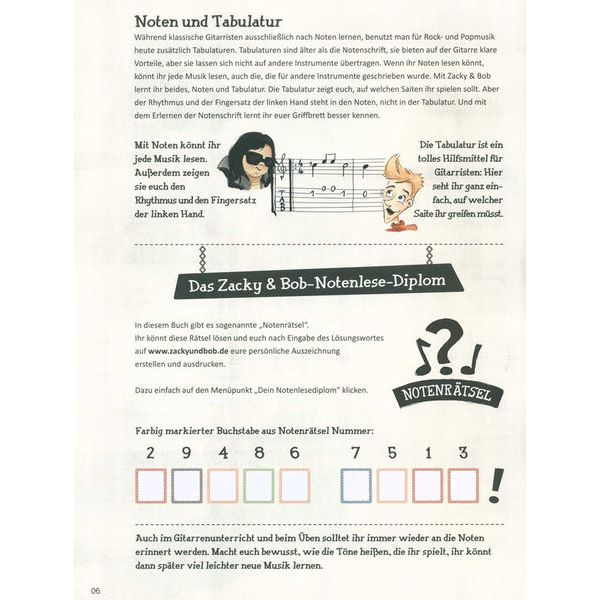 Schott Gitarre Lernen Zacky & Bob 1