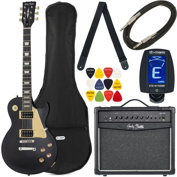 Harley Benton SC-400 SBK Vintage Seri Bundle