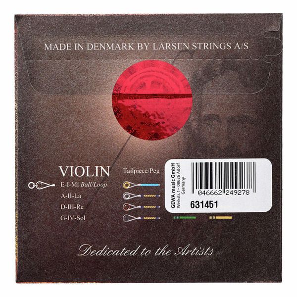 Larsen Il Cannone Violin String G Med