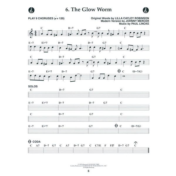 Jamey Aebersold Cry Me A River