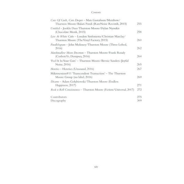 Omnibus Press Thurston Moore We Sing A New