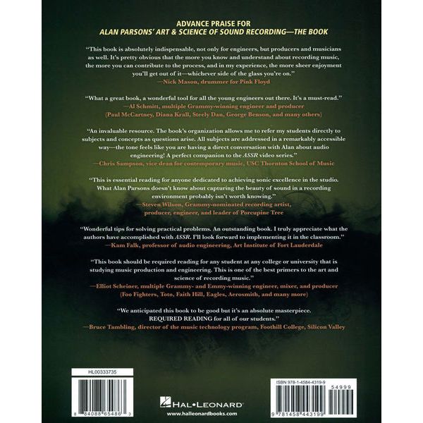 Hal Leonard Alan Parsons' Art & Science of