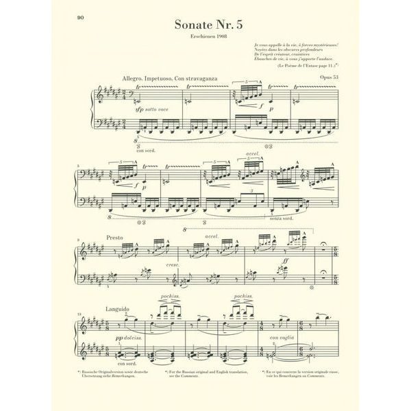 Henle Verlag Skrjabin Klaviersonaten