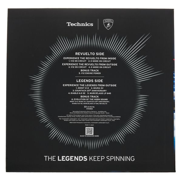 Technics SL-1200M7B GREEN Lamborghini