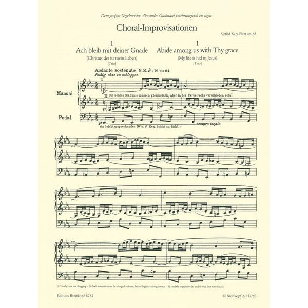Breitkopf & Hrtel Choral-Improvisationen 1
