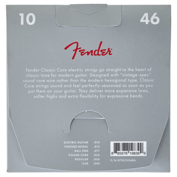 Fender NCKL 155R Classic Core Strings