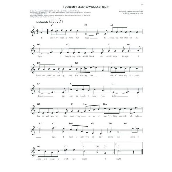 Hal Leonard Easy Jazz Standards Fake Book