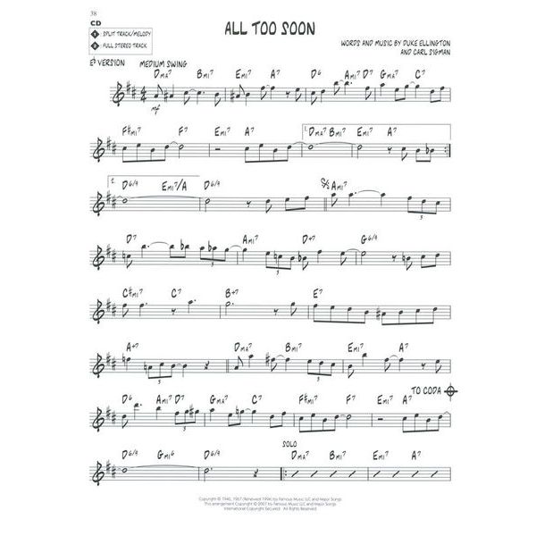 Hal Leonard Jazz Play-Along Best Jazz