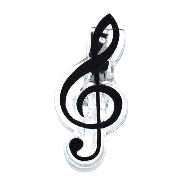 agifty Music Clip Violin Clef Black
