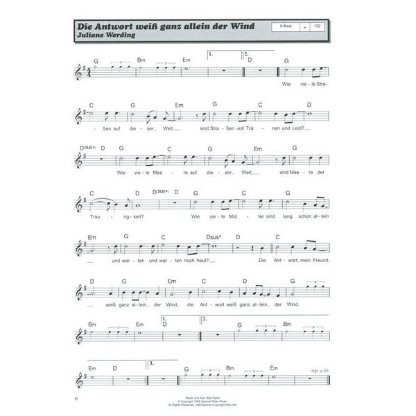 Musikverlag Hildner Welthits auf Deutsch