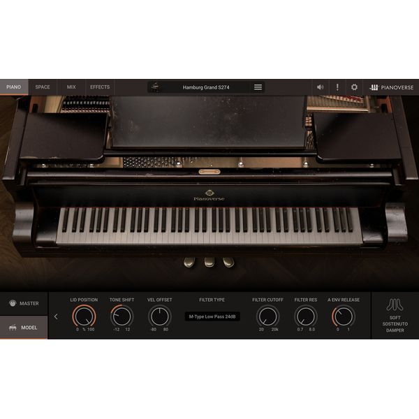 IK Multimedia Pianoverse Hamburg Grand S274