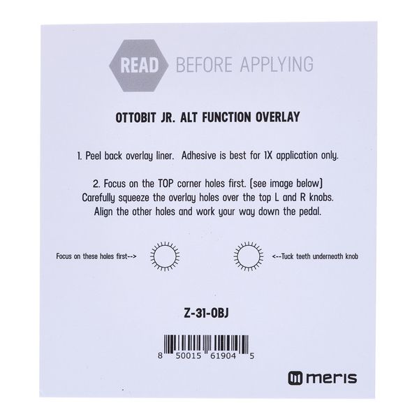 Meris Alt Function Overlay Ottobit