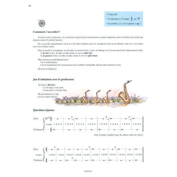 Editions Henry Lemoine Méthode de saxophone