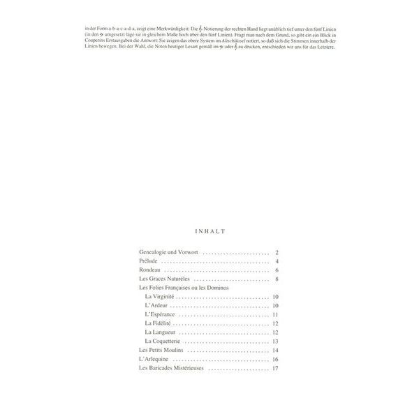 Edition Hug Couperin Leichte Spielstücke