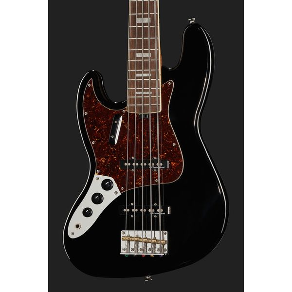 Harley Benton MV-5JB LH Black w/Case