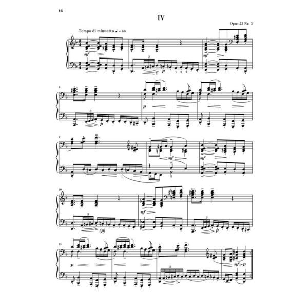 Henle Verlag Rachmaninow 24 Préludes