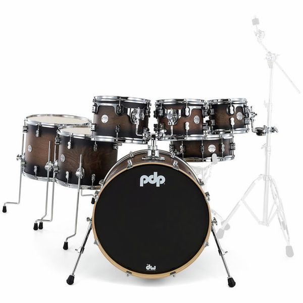 DW PDP CM7 Satin Charcoal B.