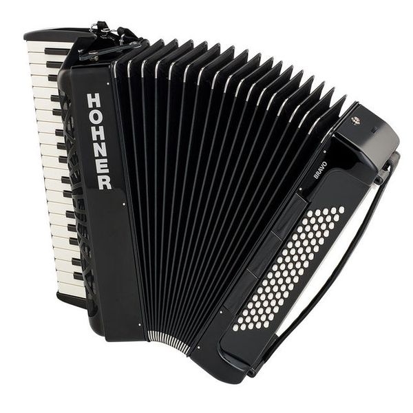 Hohner Bravo III 80 Black silent key