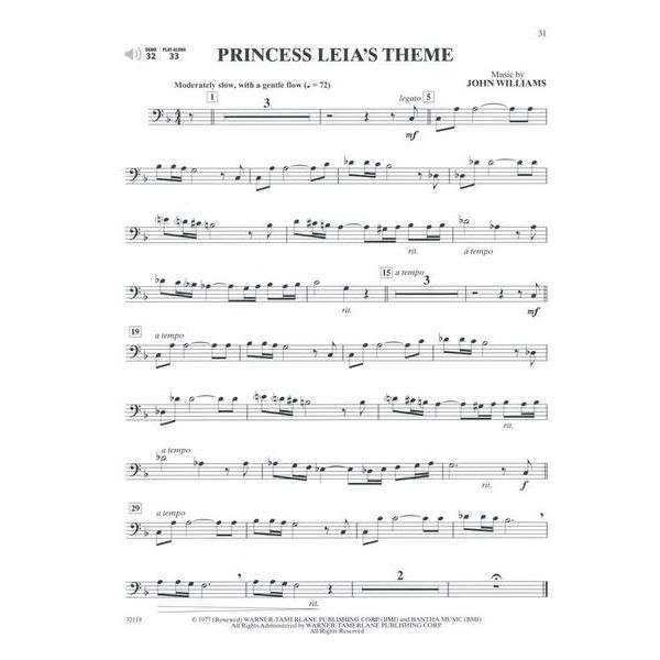 Alfred Music Publishing Star Wars Journey I-VI Trb.