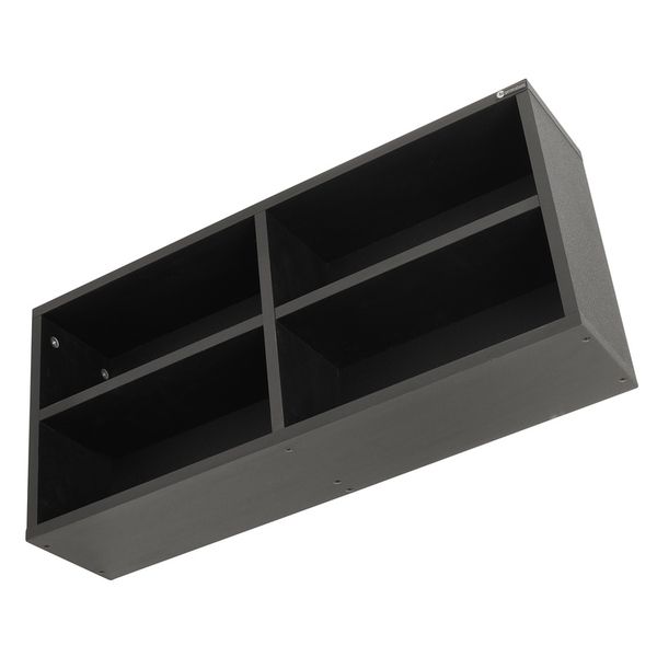 Fun Generation CD Shelf Four Black