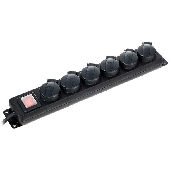 Varytec multiple outlet strip six-way