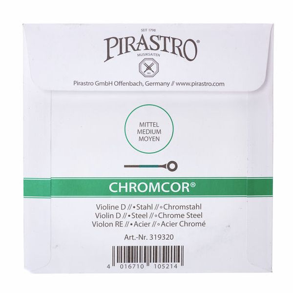 Pirastro Chromcor D Violin 4/4