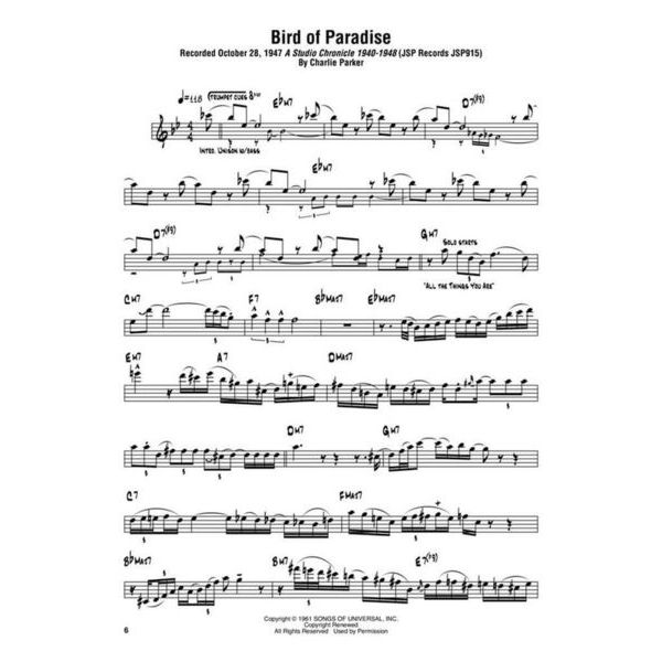 Hal Leonard Charlie Parker Omnibook Bb 2