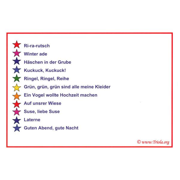 C.A. Seydel Söhne Triola Songs 3